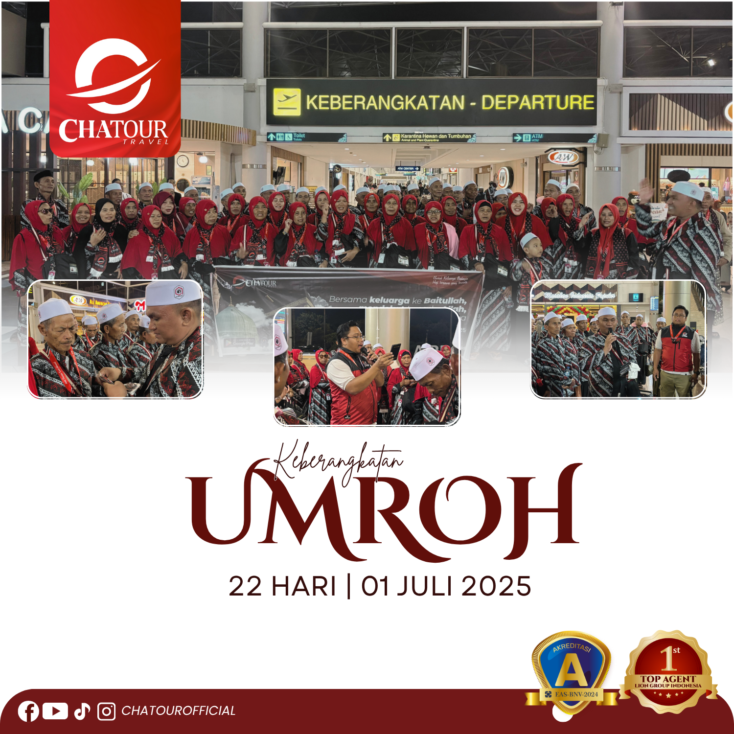 Keberangkatan 01 Juli 2025 | Umroh 22 Hari