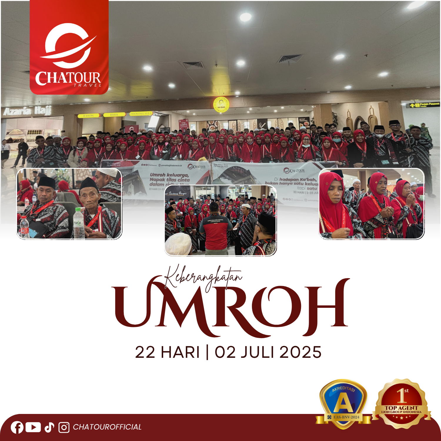 Keberangkatan 02 Juli 2025 | Umroh 22 Hari