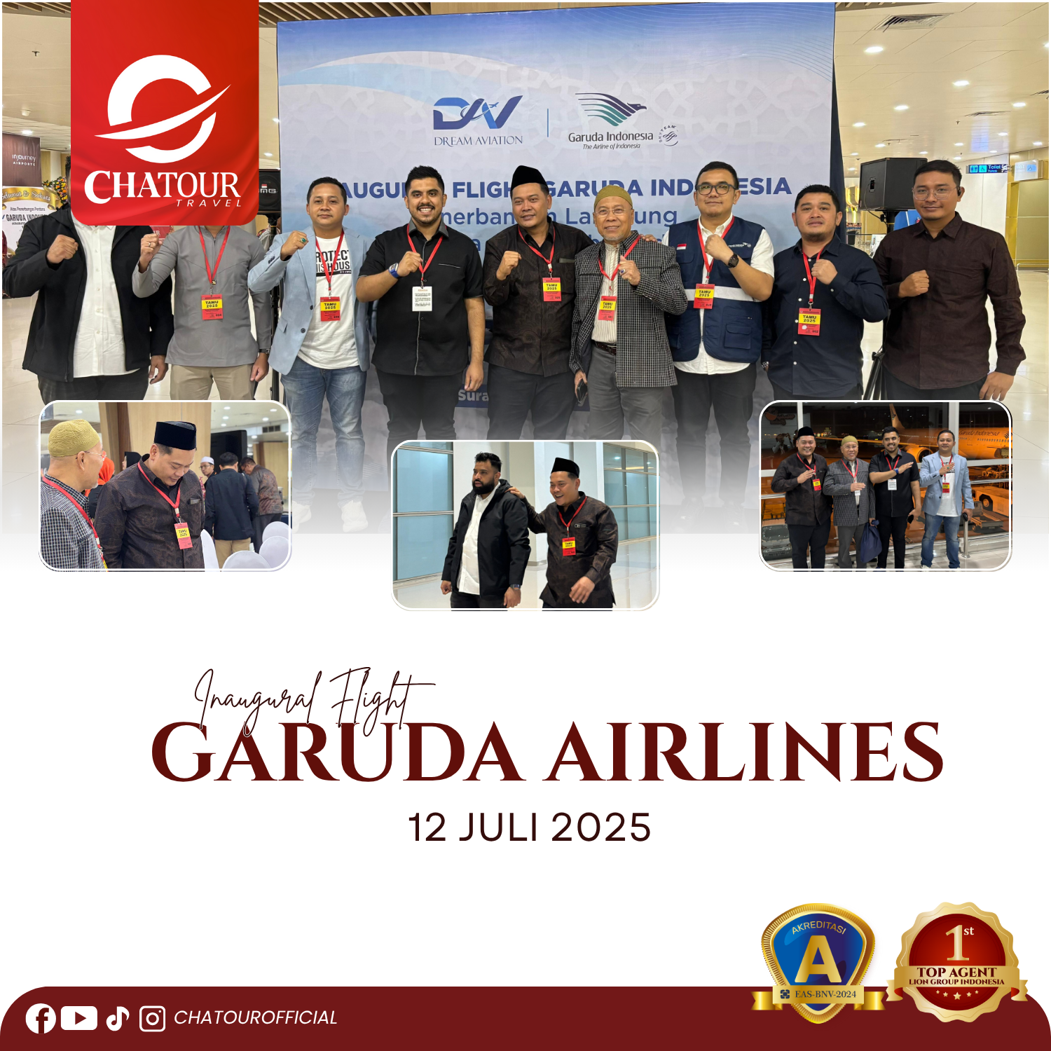 Perdana 12 Juli 2025 | Penerbangan Maskapai Garuda Airlines