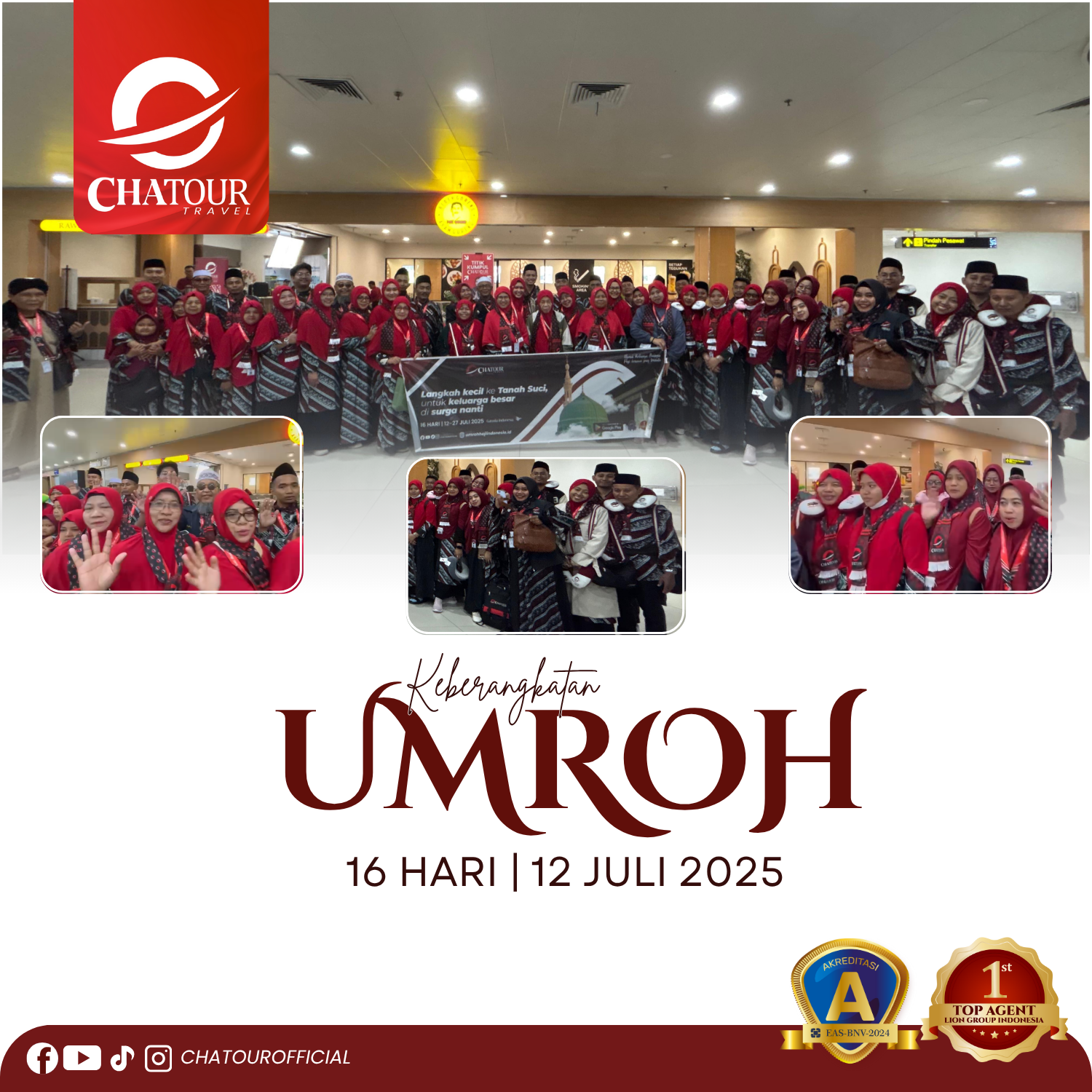 Keberangkatan 12 Juli 2025 | Umroh 16 Hari