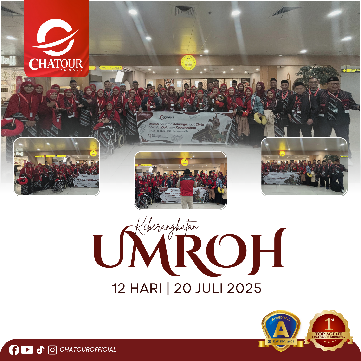 Keberangkatan 20 Juli 2025 | Umroh 12 Hari