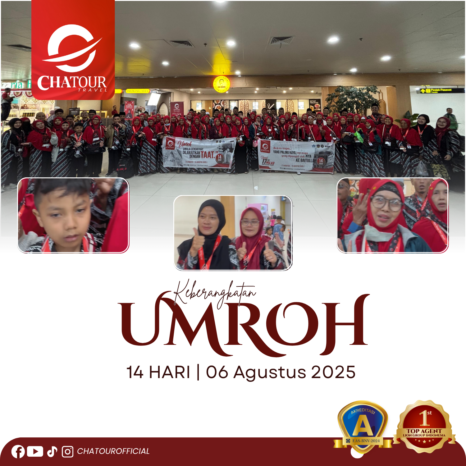 Keberangkatan 06 Agustus 2025 | Umroh 14 Hari