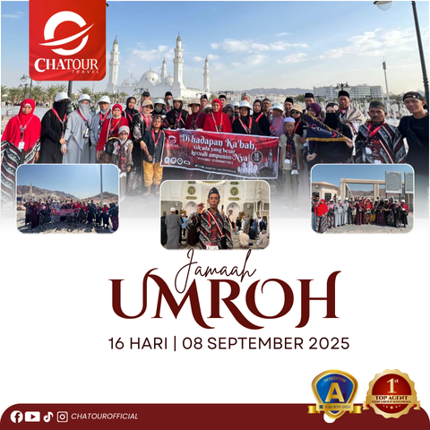 Jamaah Umroh Keberangkatan Tanggal 08 september 2025 Program 16 Hari
