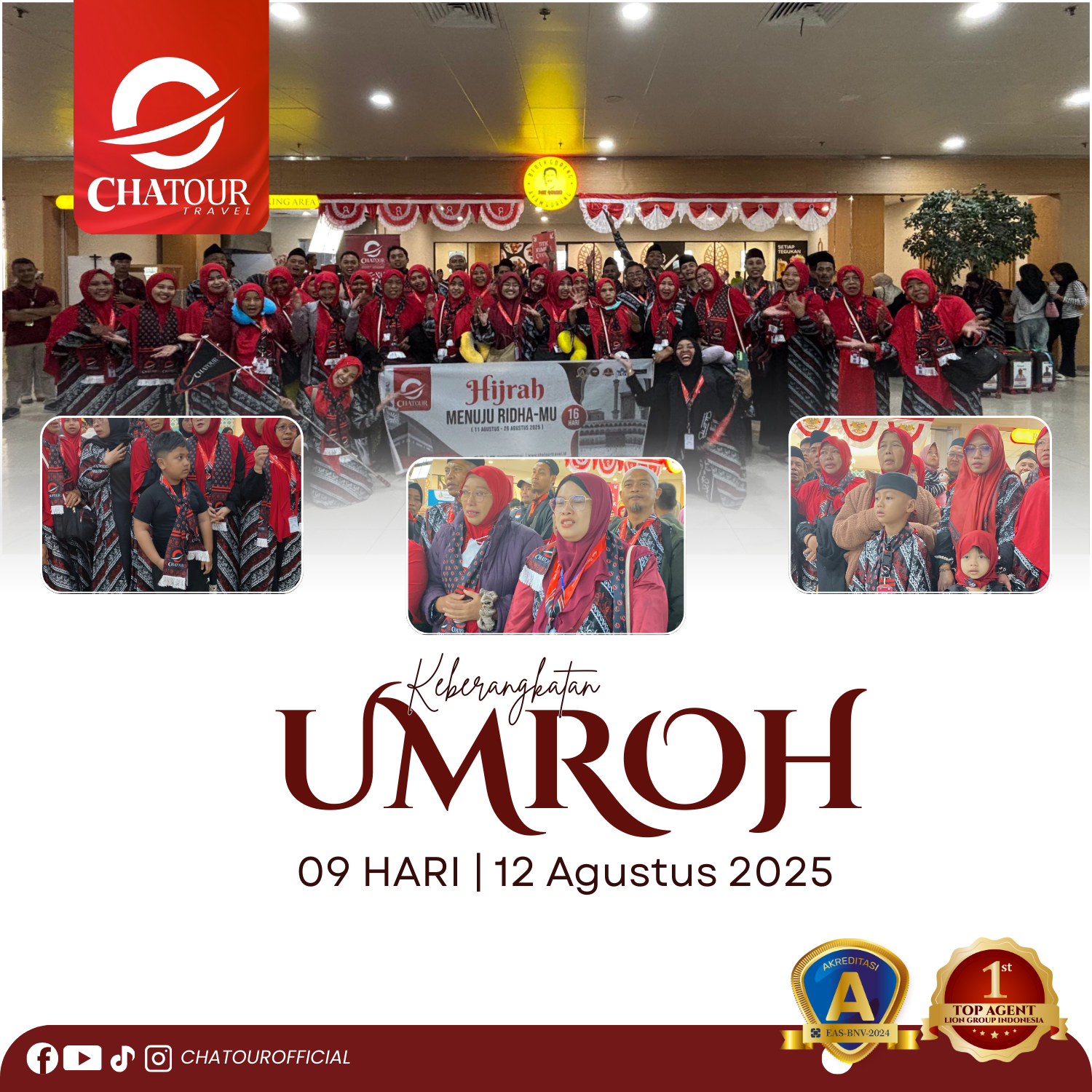 Keberangkatan 12 Agustus 2025 | Umroh 09 Hari