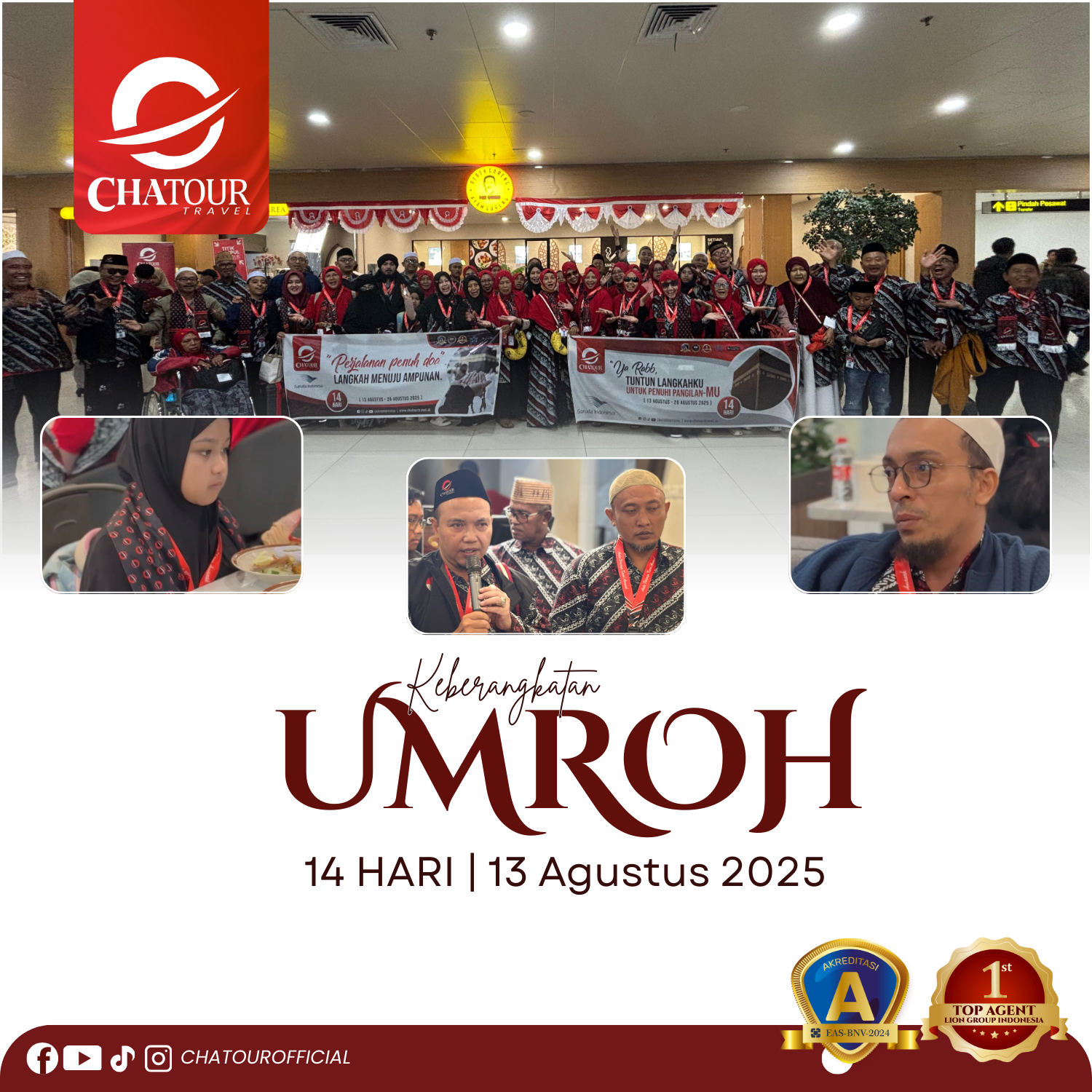 Keberangkatan 13 Agustus 2025 | Umroh 14 Hari