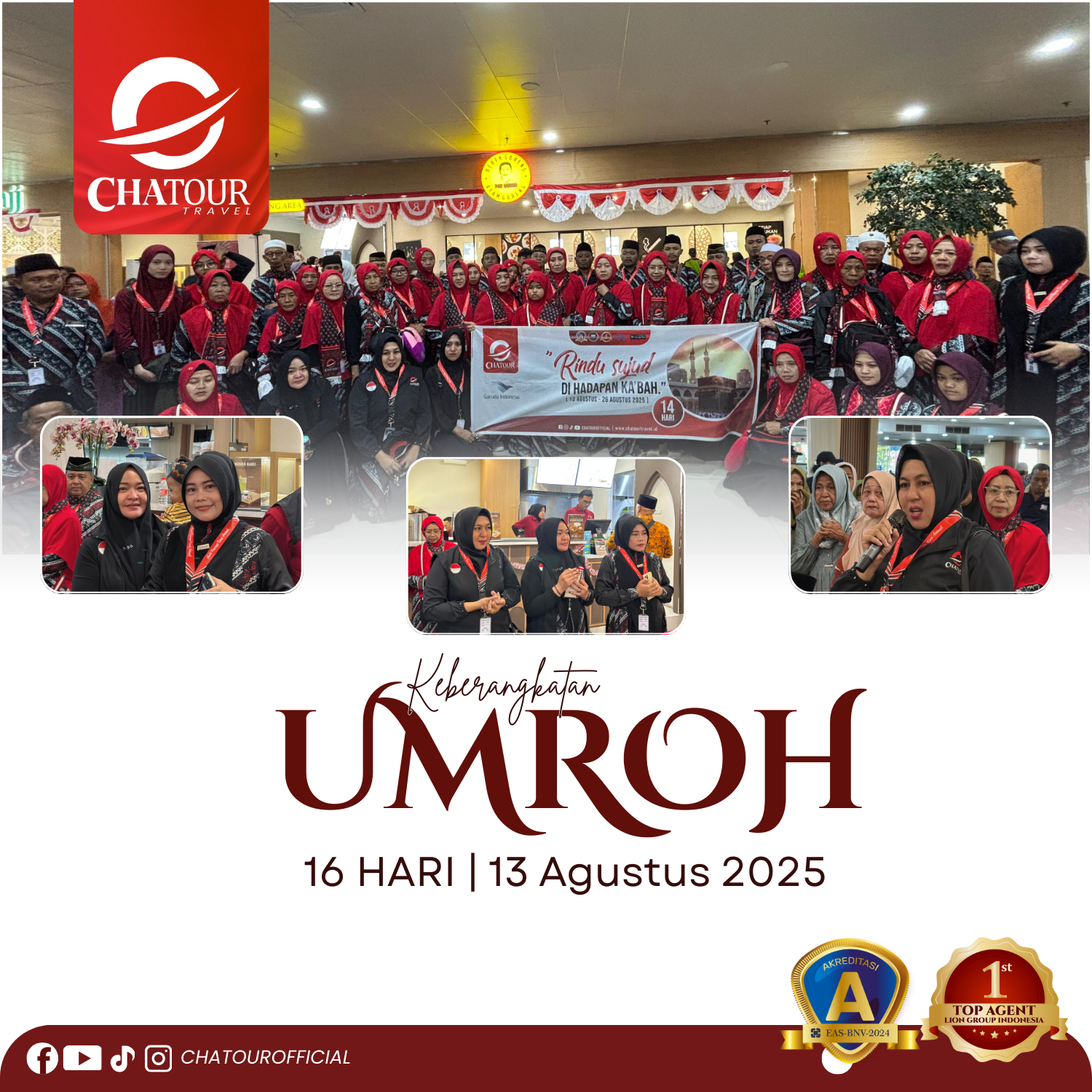 Keberangkatan 13 Agustus 2025 | Umroh 16 Hari