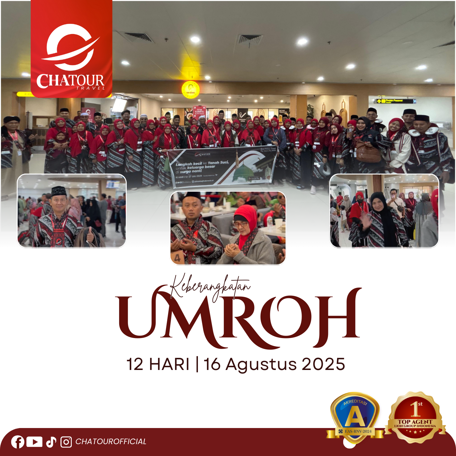 Keberangkatan 16 Agustus 2025 | Umroh 12 Hari