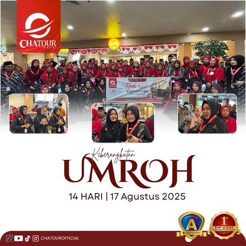 Keberangkatan 17 Agustus 2025 | Umroh 14 Hari