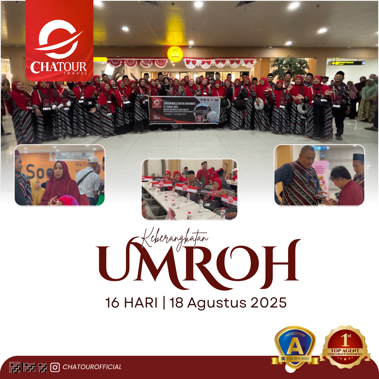 Keberangkatan 18 Agustus 2025 | Umroh 16 Hari