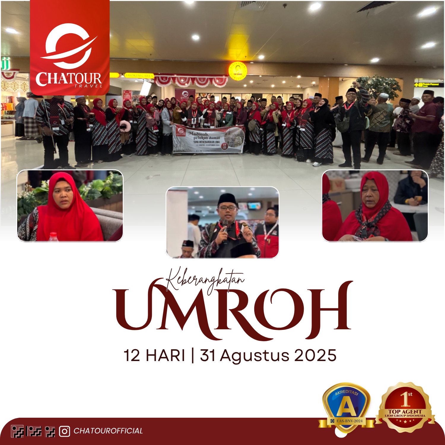Keberangkatan 31 Agustus 2025 | Umroh 12 Hari