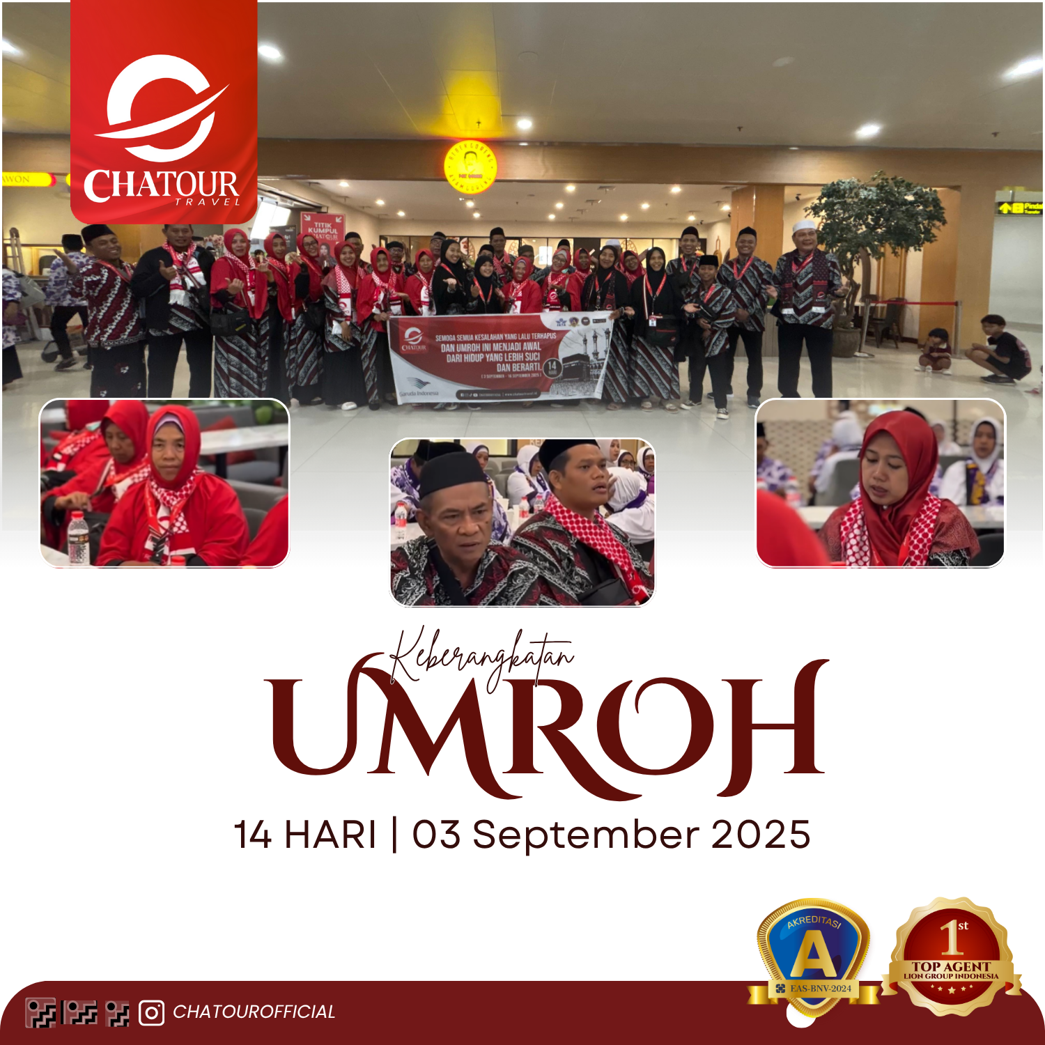 Keberangkatan 03 September 2025 | Umroh 14 Hari