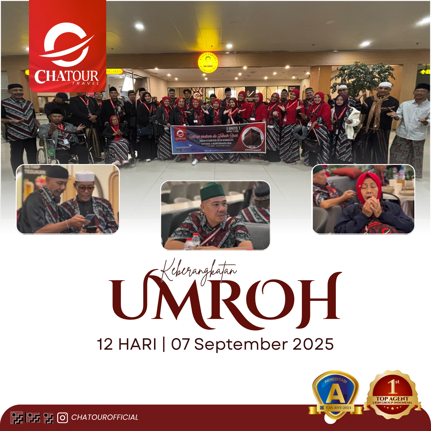 Keberangkatan 07 September 2025 | Umroh 12 Hari