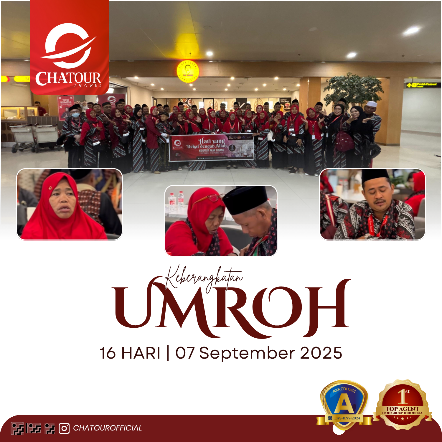 Keberangkatan 07 September 2025 | Umroh 16 Hari