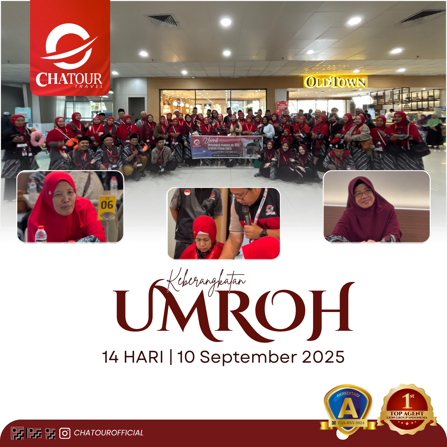Keberangkatan 10 September 2025 | Umroh 14 Hari