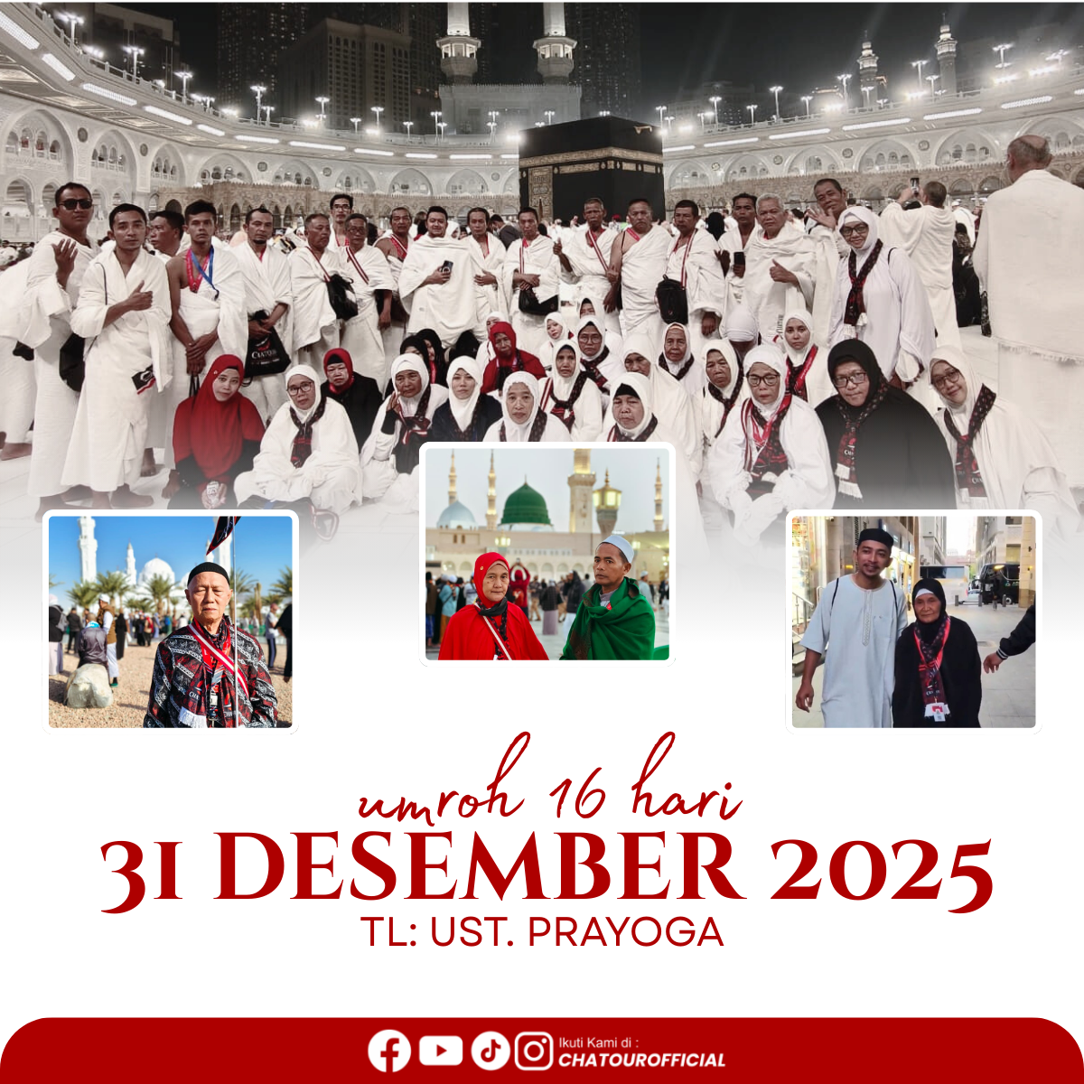 DOKUMENTASI GROUP UMROH 31 DESEMBER 2025 | PROGRAM 16 HARI