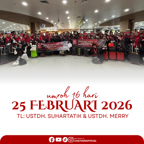 DOKUMENTASI GROUP UMROH 25 FEBRUARI 2026 | PROGRAM 16 HARI