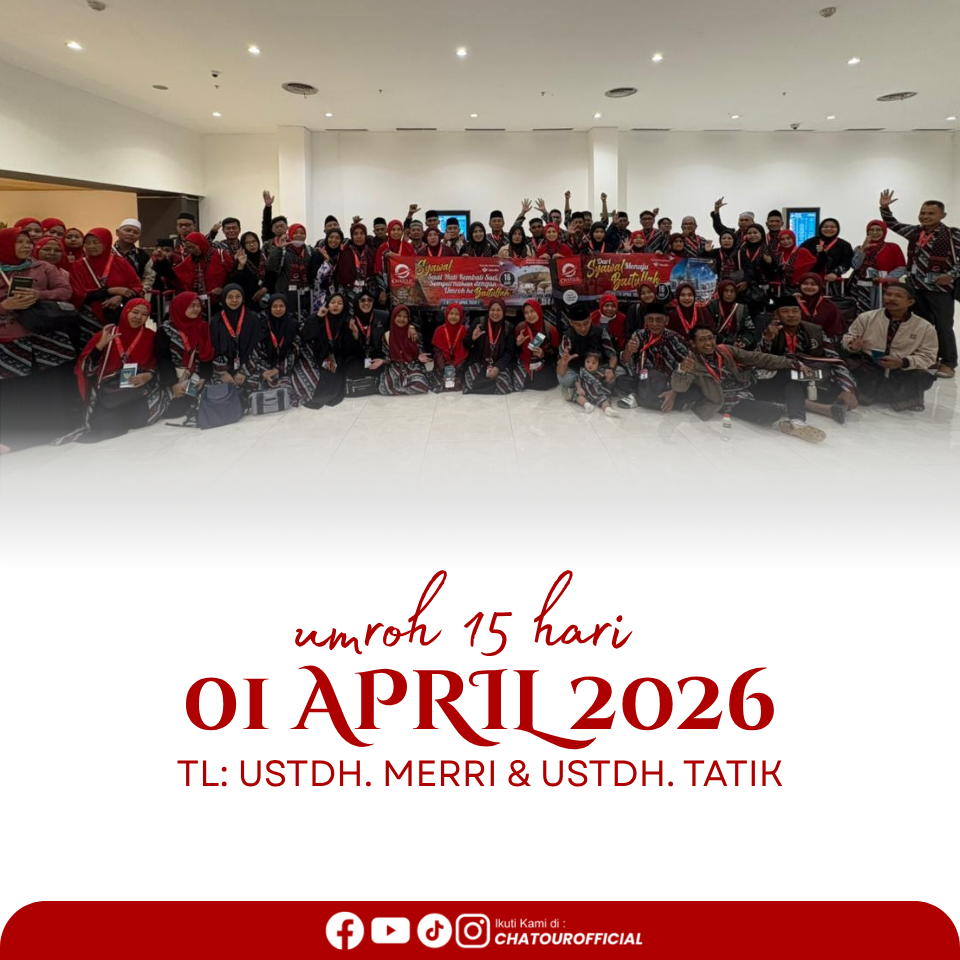 DOKUMENTASI GROUP UMROH 01 APRIL 2026 | PROGRAM 16 HARI