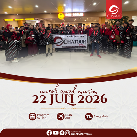 GROUP UMROH KEBERANGKATAN 22 JULI 2026 | 16 HARI BY LION AIR