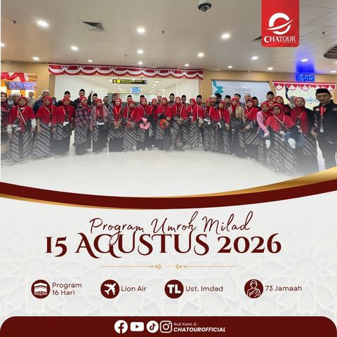 15 AGUSTUS 2026 | 16 HARI BY LION AIR