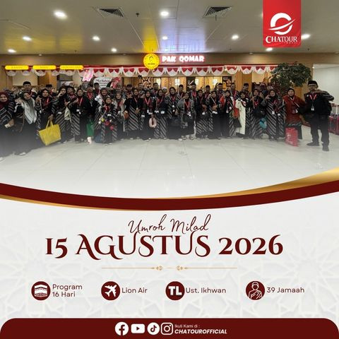 15 AGUSTUS 2026 | 12 HARI BY LION AIR