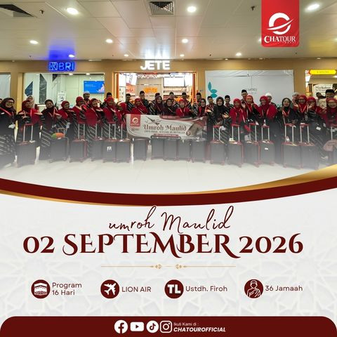 02 SEPTEMBER 2026 | 16 HARI BY LION AIR