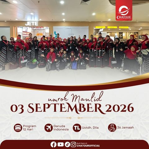 03 SEPTEMBER 2026 | 12 HARI BY LION AIR