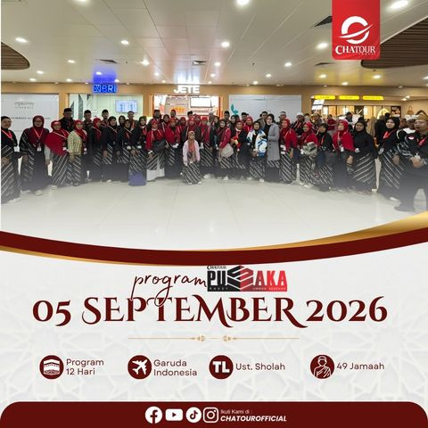 05 SEPTEMBER 2026 | 12 HARI BY GARUDA INDONESIA