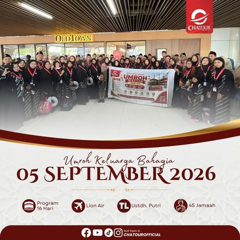 05 SEPTEMBER 2026 | 16 HARI BY LION AIR