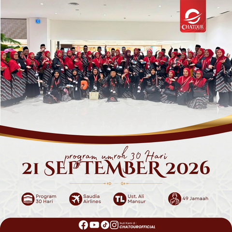 21 SEPTEMBER 2026 | 30 HARI BY SAUDIA AIRLINES