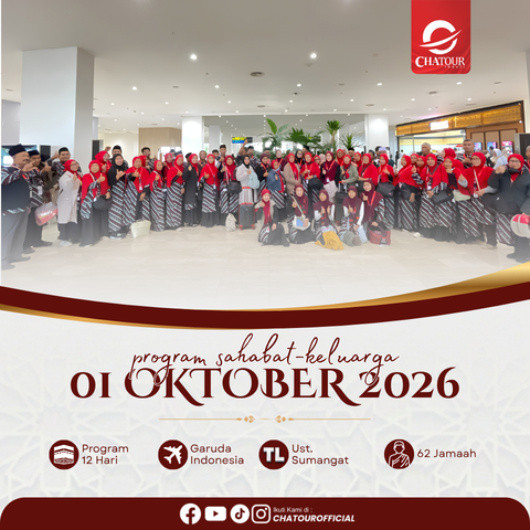 01 OKTOBER 2026 | 12 HARI BY GARUDA INDONESIA