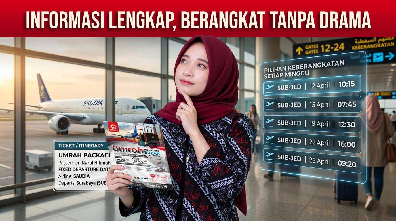 Cara Cerdas Pilih Paket Umrah 2026! Paket Umrah Chatour Travel Bikin Jamaah Tenang Sebelum Terbang