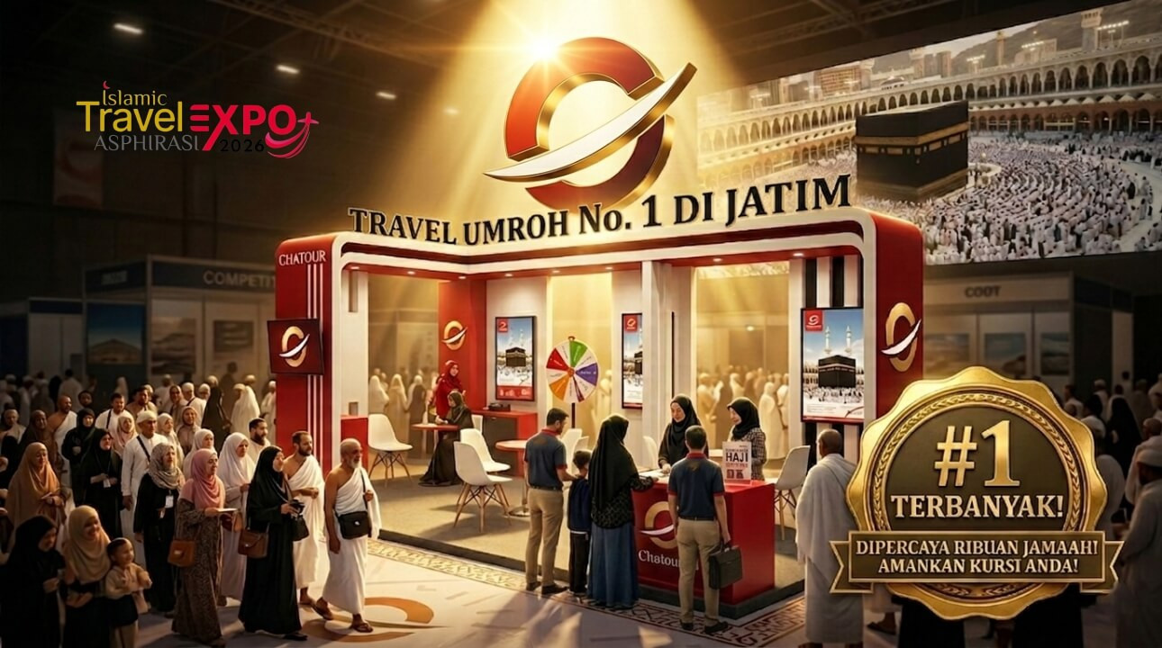 Jadi Pilihan Utama Jamaah Umroh 2026, Chatour Travel Raih Closing Terbanyak di Islamic Travel Expo 2026
