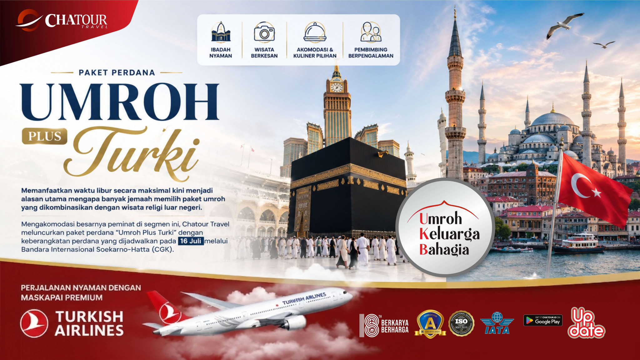 Chatour Travel Buka Program Umroh Plus Turki Perdana 16 Juli 2026