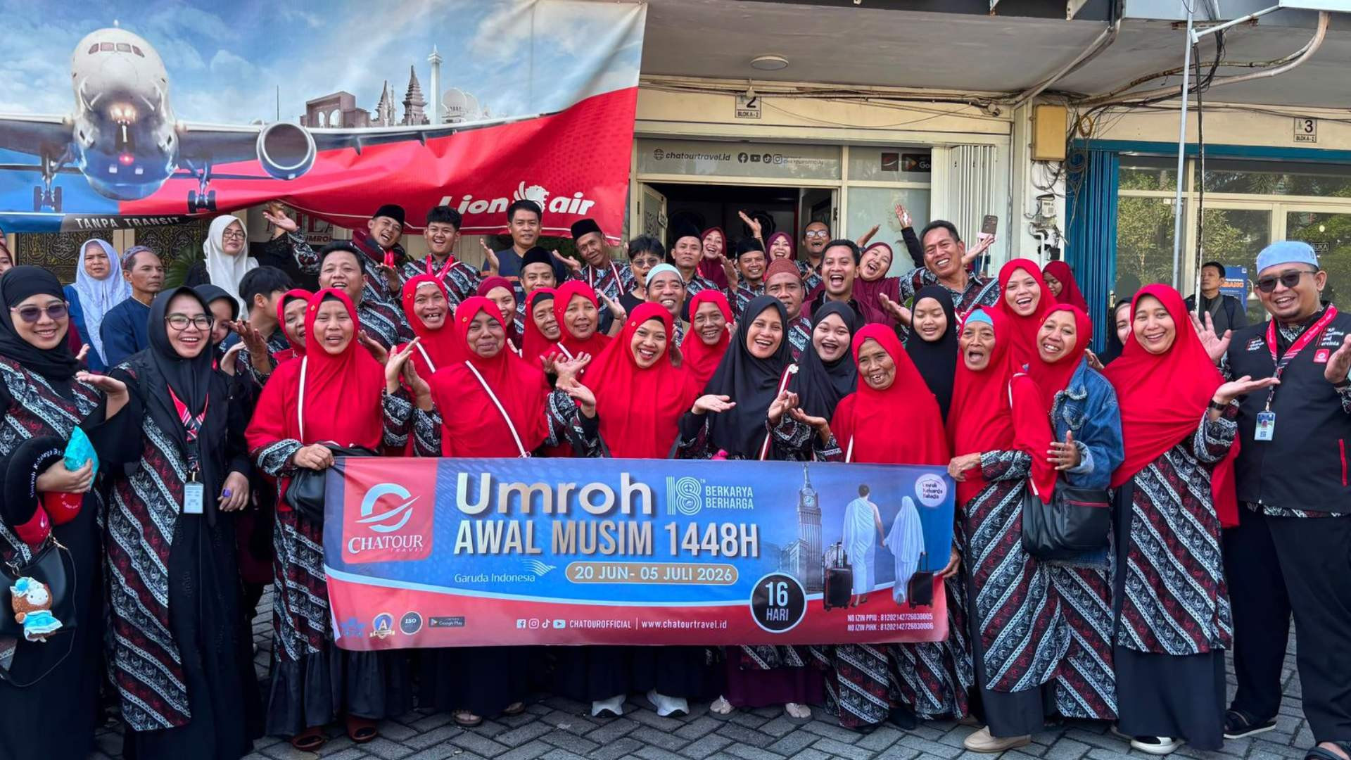 Chatour Travel Lepas Keberangkatan Perdana Umroh Musim 1448 H: Rute Solo Langsung Madinah
