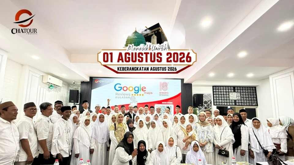Semarak Milad ke-18, Ratusan Jamaah Chatour Travel Ikuti Manasik Umroh Eksklusif di Gresik