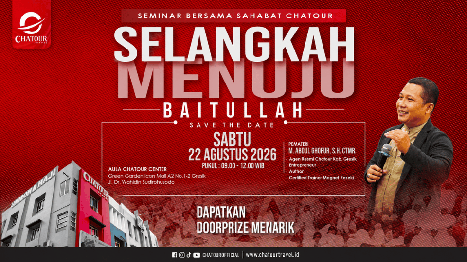 Seminar Chatour Travel Gresik: Selangkah Menuju Baitullah