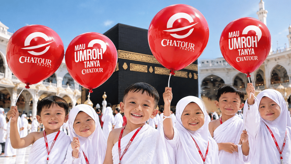 Bawa Si Kecil ke Tanah Suci Tak Lagi Mahal, Chatour Travel Hadirkan Diskon Umroh Anak Hingga 50%