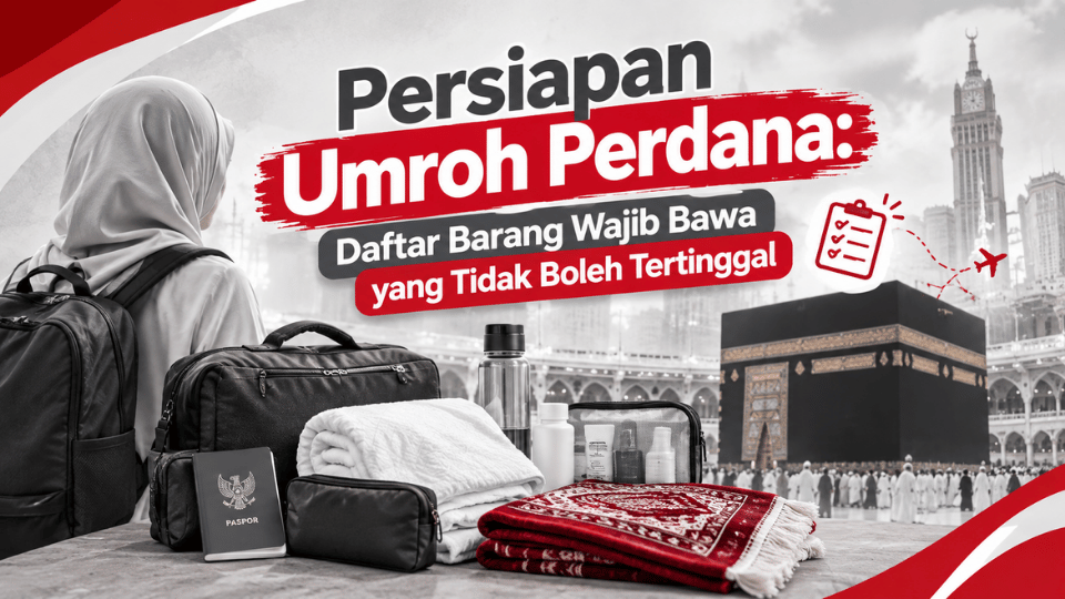 Persiapan Umroh Perdana: Daftar Barang Wajib Bawa yang Tidak Boleh Tertinggal