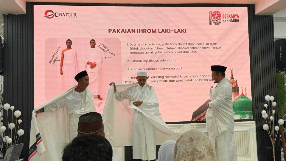 Manasik Program Hari Santri Nasional, Chatour Travel Berangkatkan Full 1 Pesawat Lion Air