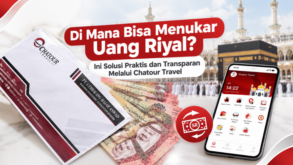 Di Mana Bisa Menukar Uang Riyal? Ini Solusi Praktis dan Transparan Melalui Chatour Travel