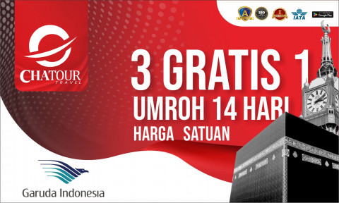 14 HARI UMROH 3 FREE 1 (SATUAN)