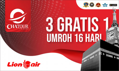 UPDATE UMROH 3 FREE 1 LION 16 HARI