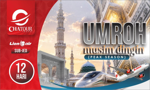 UMROH MUSIM DINGIN ( PEAK SEASON) 12 HARI