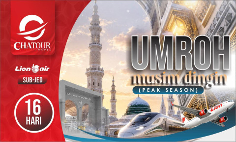 UMROH MUSIM DINGIN ( PEAK SEASON) 16 HARI